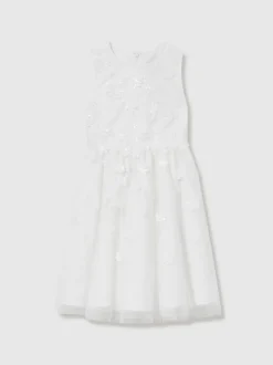 Reiss Robe de mariée brodée en tulle fleuri Clémentine