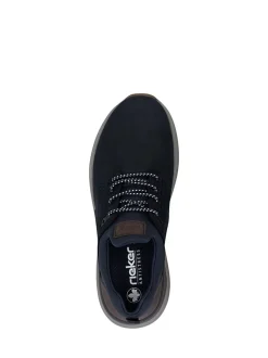 Rieker Bleu Chaussures élastiquées