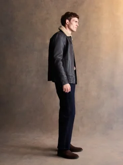 Rinçage indigo foncé - Bootcut - délavé vintage Denim Jeans