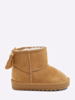 River Island Bottes doublées en suédette à nœud pour fille