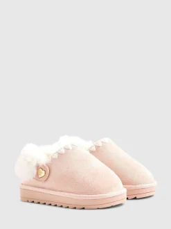 River Island chaussons Whipstch en fourrure