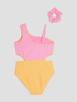 River Island Filles Maillot de bain texturé bloqué