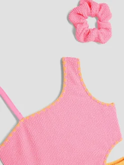 River Island Filles Maillot de bain texturé bloqué