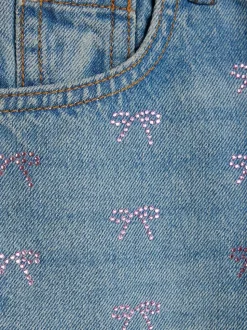 River Island Jean droit Bow Hotfix