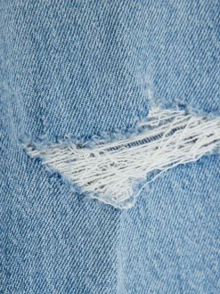 River Island Jean droit déchiré