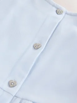 Robe Baker by Ted Baker bleue en maille brodée