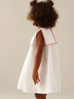 Robe brodée Angel & Rocket Betty à col festonné