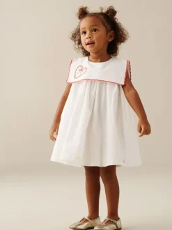 Robe brodée Angel & Rocket Betty à col festonné