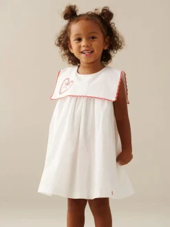 Robe brodée Angel & Rocket Betty à col festonné