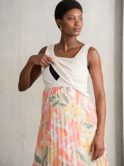 Robe Crème de Grossesse Seraphine avec surmatelas