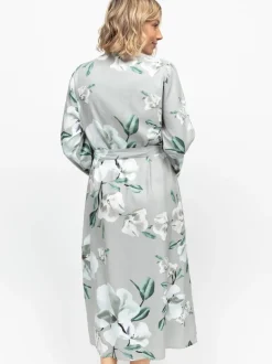 Robe de chambre longue Cyberjammies à manches à imprimé fleuri