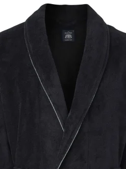 Robe de chambre Savile Row Company en polaire à passepoils
