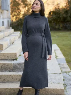 Robe de grossesse Seraphine 100% laine mérinos en maille