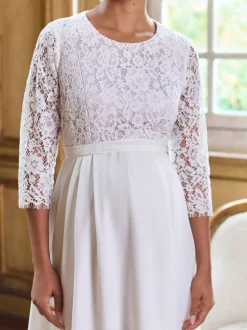Robe de Mariage Seraphine Premium Dentelle Corsage Grossesse & Allaitement