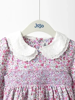 Robe JoJo Maman Bébé Ditsy en jersey à fleurs
