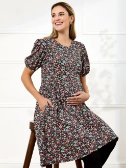 Robe jojo Maman Bébé en jersey de maternité et d’allaitement double épaisseur