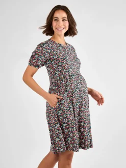 Robe jojo Maman Bébé en jersey de maternité et d’allaitement double épaisseur