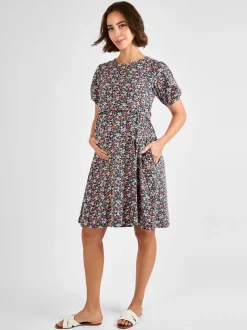 Robe jojo Maman Bébé en jersey de maternité et d’allaitement double épaisseur