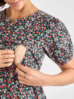 Robe jojo Maman Bébé en jersey de maternité et d’allaitement double épaisseur