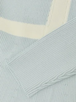 Robe Reiss Alma en maille côtelée à surpiqûres