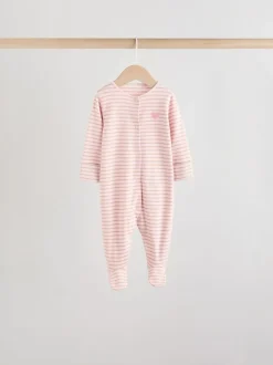 Rose - 7 Pack Baby Sleepsuits (0mths-3yrs)