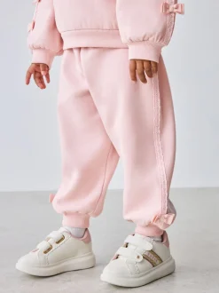 Rose - Baker by Ted Baker ensemble sweat et Joggings bleu 2 Pieces avec nœud sur le côté