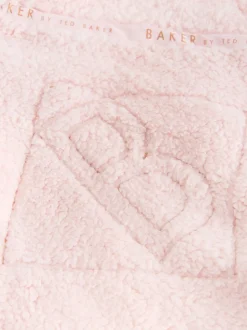 Rose - Baker by Ted Baker veste zippée en polaire en peau de mouton à capuche