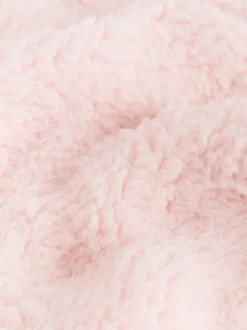 Rose - Baker by Ted Baker veste zippée en polaire en peau de mouton à capuche