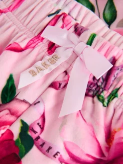 Rose - Baker by Ted Baker Ensemble Pyjamas Polaires Fleuris 2 Pièces