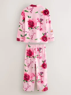 Rose - Baker by Ted Baker Ensemble Pyjamas Polaires Fleuris 2 Pièces