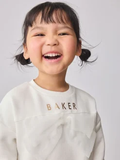 Rose - Baker by Ted Baker ensemble 2 pièces sweat à nœud long et leggings fleuris