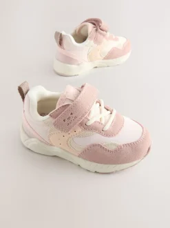 Rose - Baskets à lacets élastiques à fermeture tactile