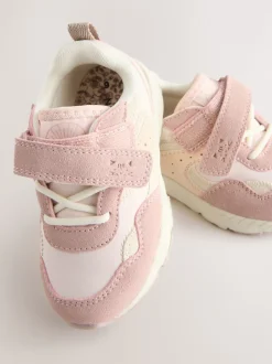 Rose - Baskets à lacets élastiques à fermeture tactile