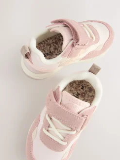 Rose - Baskets à lacets élastiques à fermeture tactile