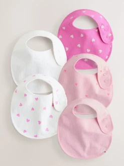 Rose - Bébé BIBS 5 Pack