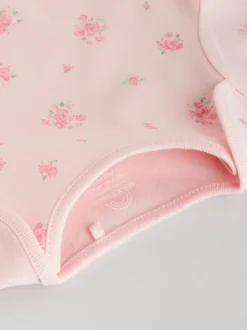 Rose - Body bébé à manches courtes