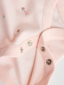 Rose - Body bébé à manches courtes