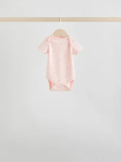 Rose - Body bébé à manches courtes