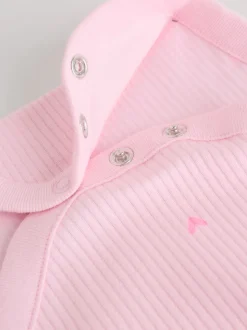 Rose - Bodys pour bébés Manches courtes 5 Pack