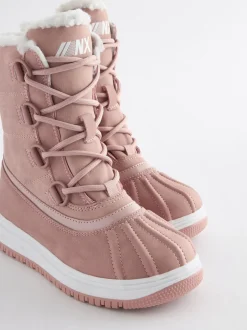 Rose - Bottes de neige imperméables doublées de Thinsulate