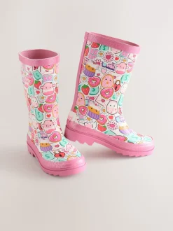 Rose - Bottes de pluie Squshmallows