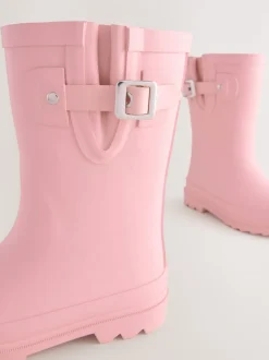 Rose - Bottes en caoutchouc avec doublure chaude