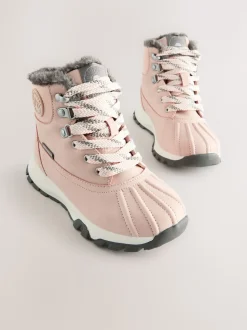 Rose - Bottines de marche imperméables