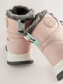 Rose - Bottines de marche imperméables