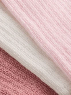 Rose - Chaussettes bébé à hauteur genou 3 Lot de (0mois -2ans)