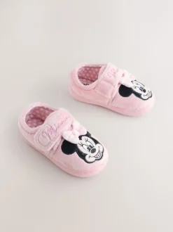 Rose - Chaussons Minnie Mouse à semelle coupée