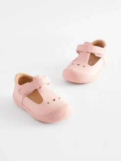 Rose - Chaussures bébé style salomé