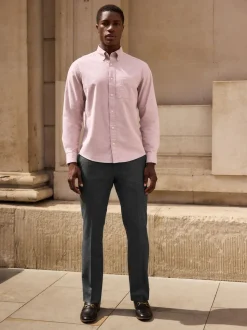 Rose - Chemise Oxford douce à manches longues