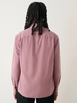 Rose - Chemise Oxford teintée en pièce à manches longues