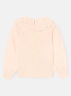 Rose - Chemisier Angel & Rocket Elise à manches longues avec col à nœud